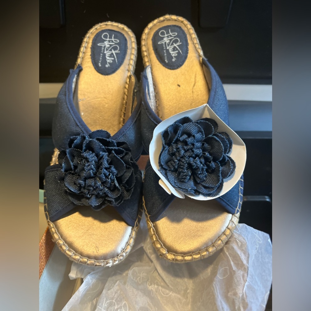 Denim Sandals